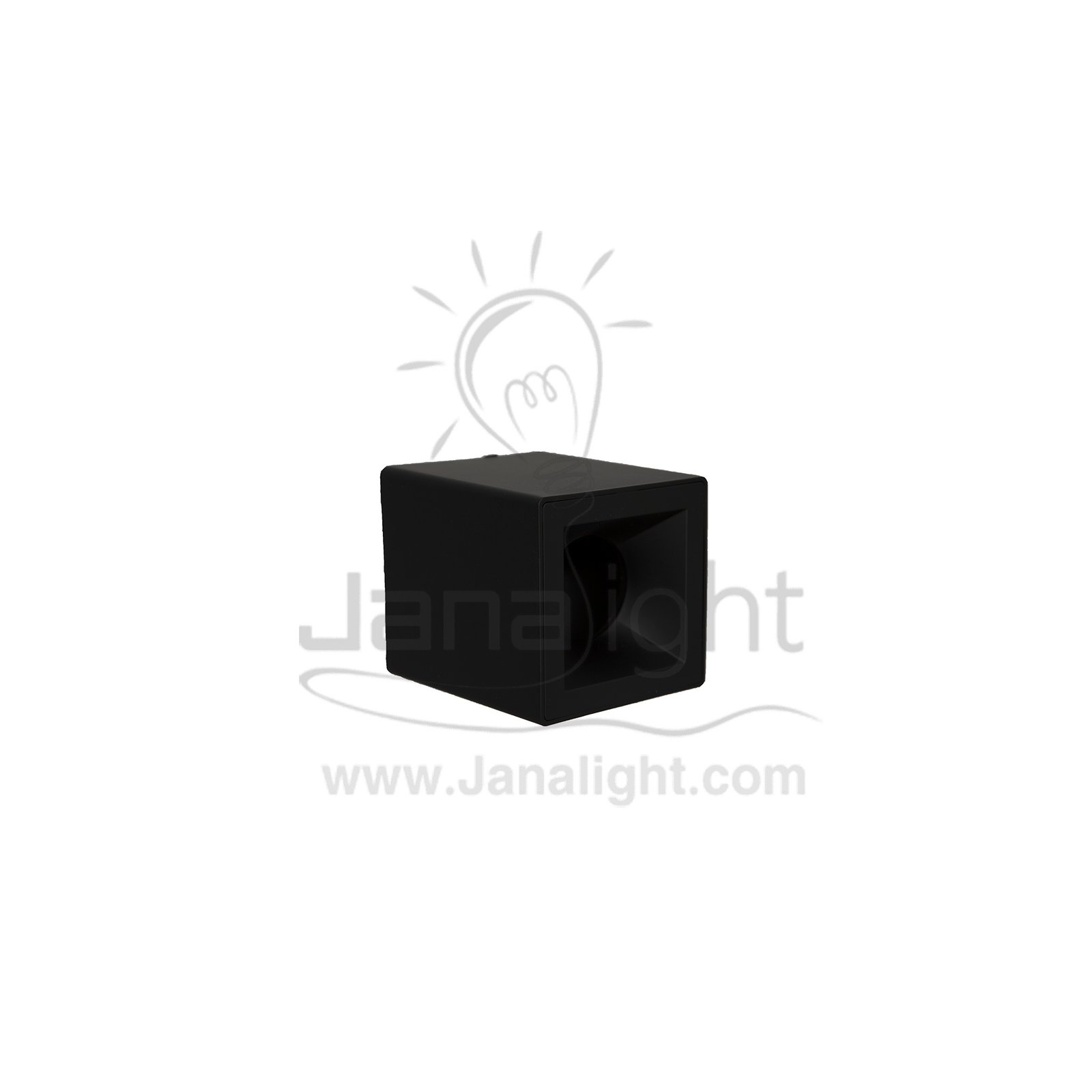 فريم سبوت سلندر فارغ مربع اسود بلاستك بريق BQ 02 21 cylinder downlight frame Square plastic black
